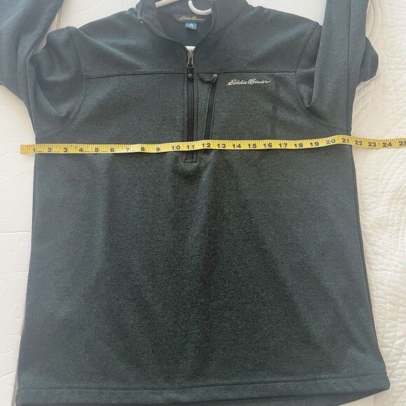 Eddie Bauer Sweater Mens Medium Green Pullover Gorpcore Outdoor Casual Fall - Picture 9 of 11